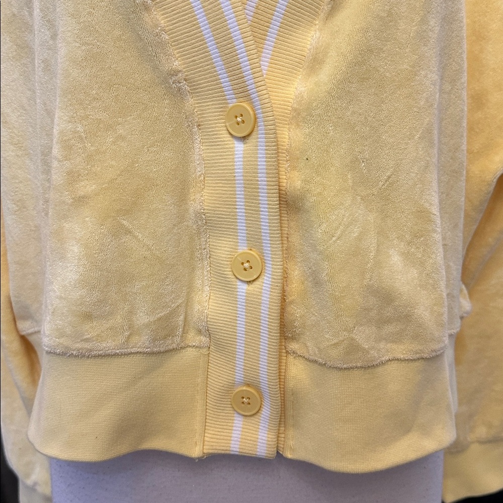 “JoyLab” Soft Yellow Cardigan - Picture 3 of 5